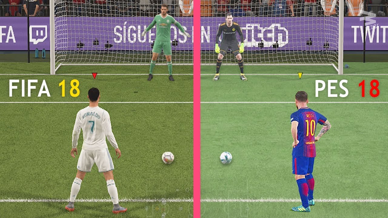 FIFA 18 Vs PES 18: Penalty Kicks