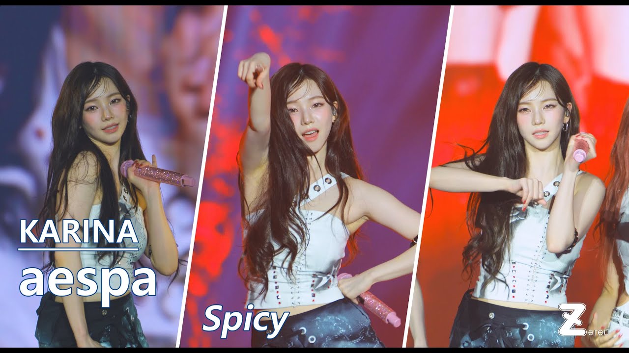 [4K] 250517 aespa 카리나 - Spicy | 2025 SUPER POP