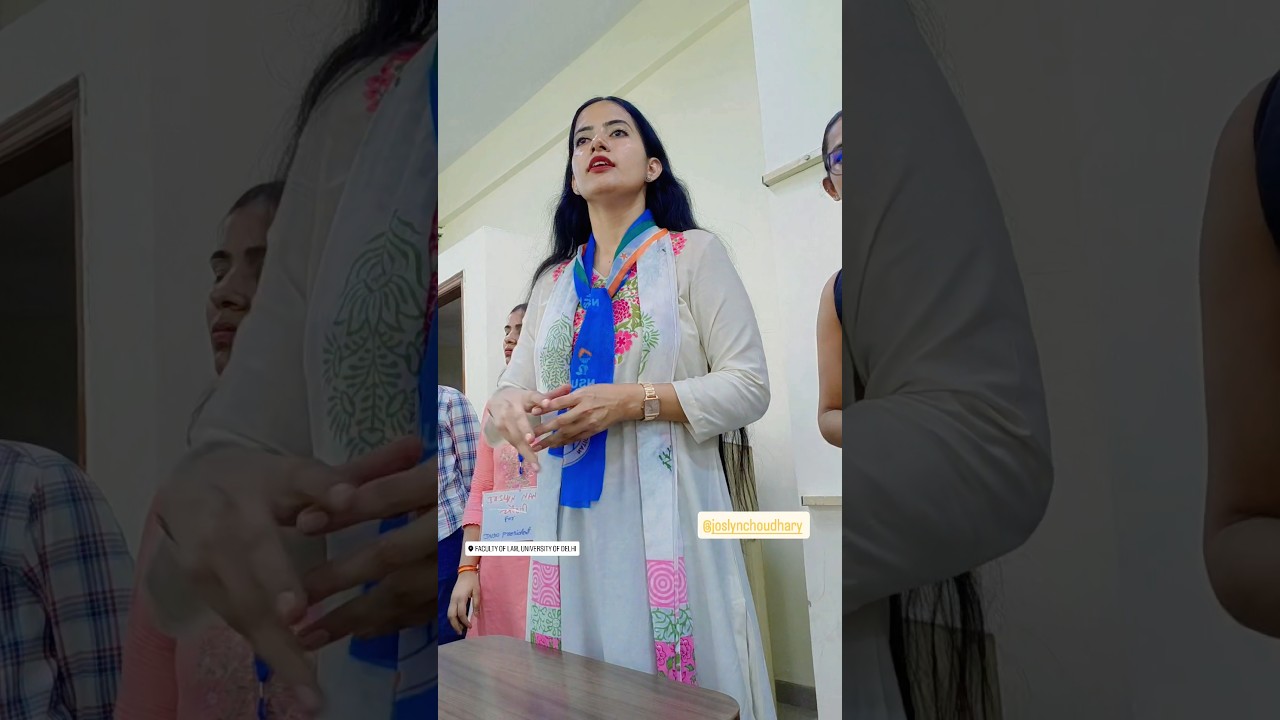DUSU ELECTION📍🔥|| DELHI UNIVERSITY|| ELECTION #joslynnanditachaudhary