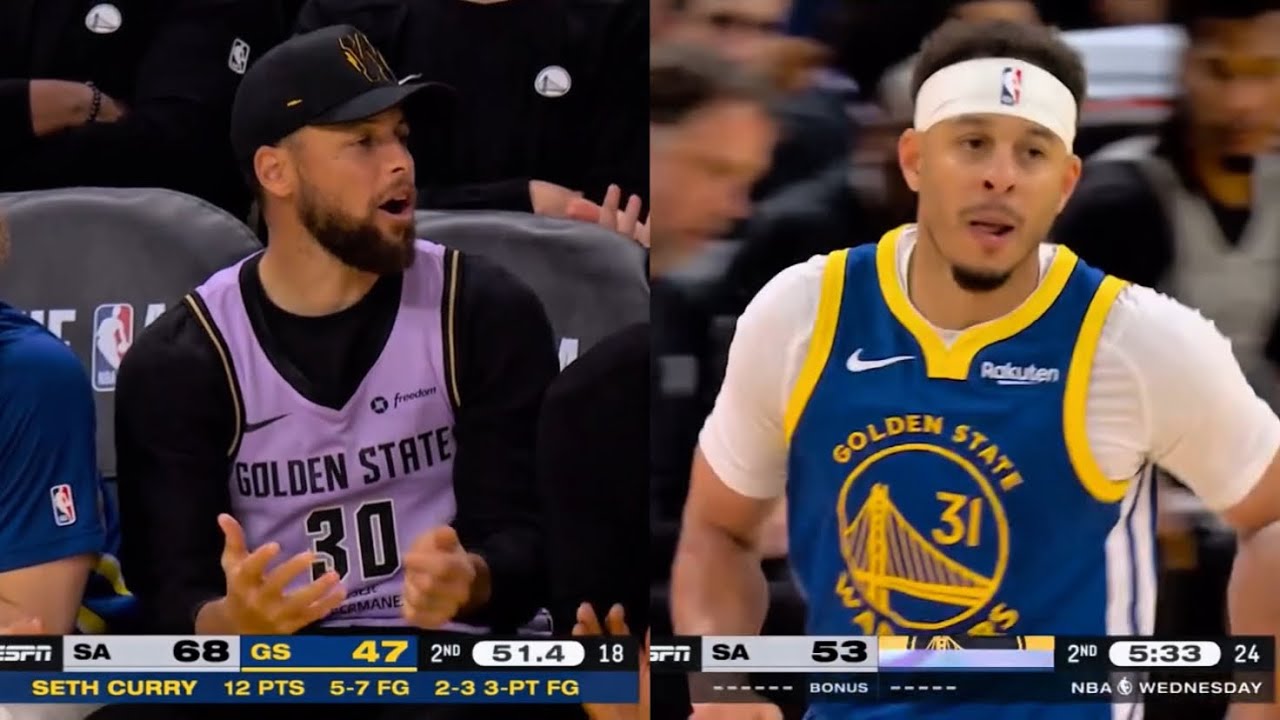 Seth Curry Had Steph Curry SO HYPED On The Bench 🔥