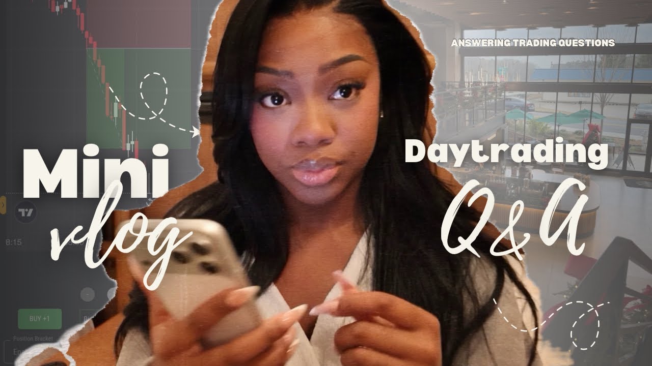 Mini Vlog | Day trading Q&A (Making my first 5 figures) 