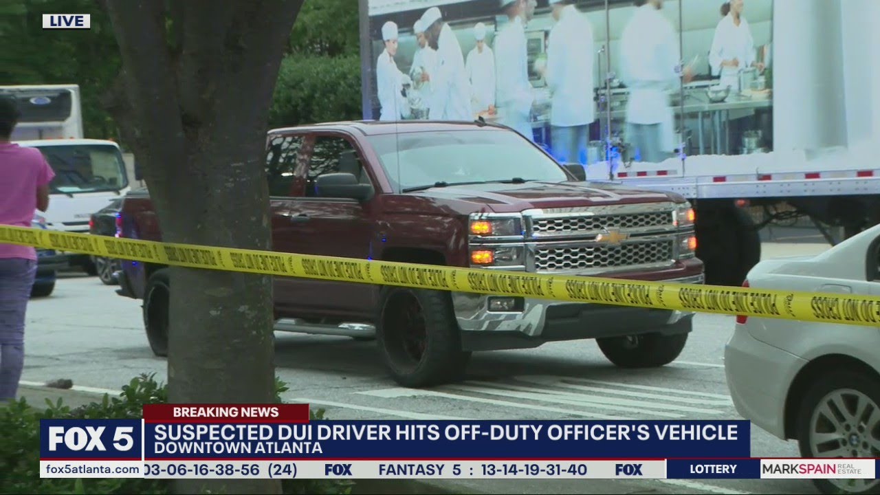 Suspected DUI driver hits Atlanta police vehicle