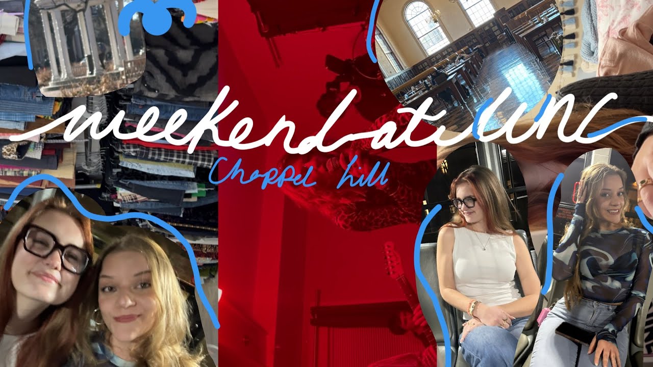 sophia takes on american uni (unc chapel hill 🩵)