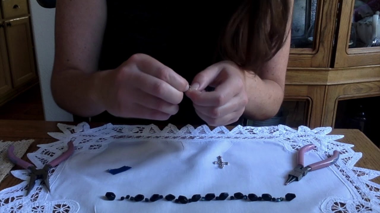How To Make Elastic Rosary Bracelet