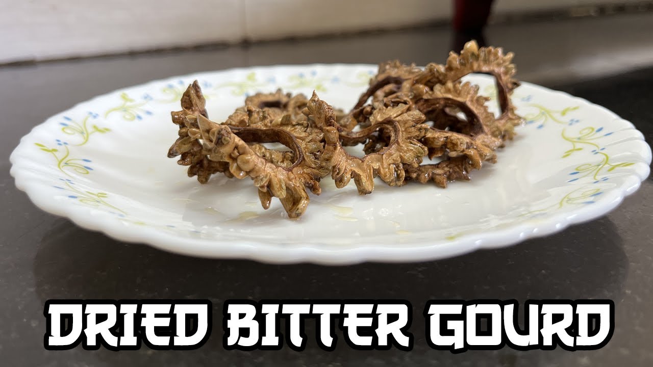 Fry Sun Dried Bitter Gourd | Sukha Karela | Crispy Dried Bitter Gourd