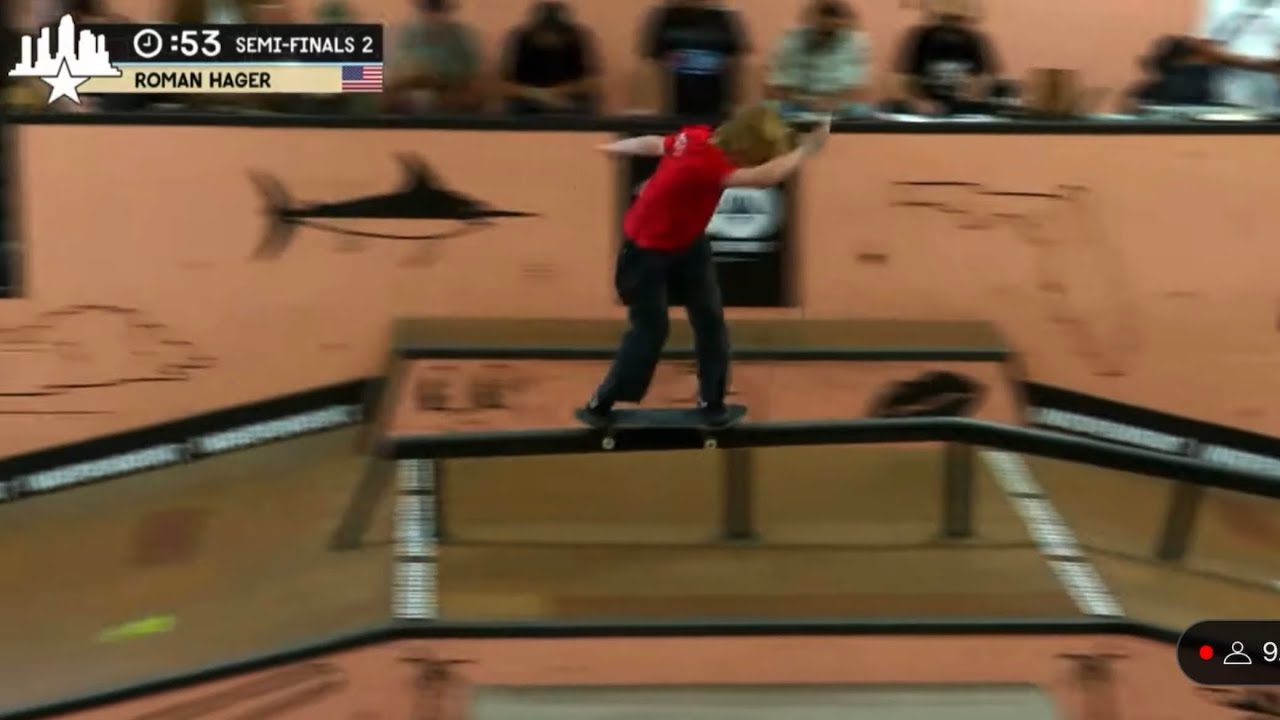 Roman Hager with Perfect Run in Semi’s TAMPA AM 2023