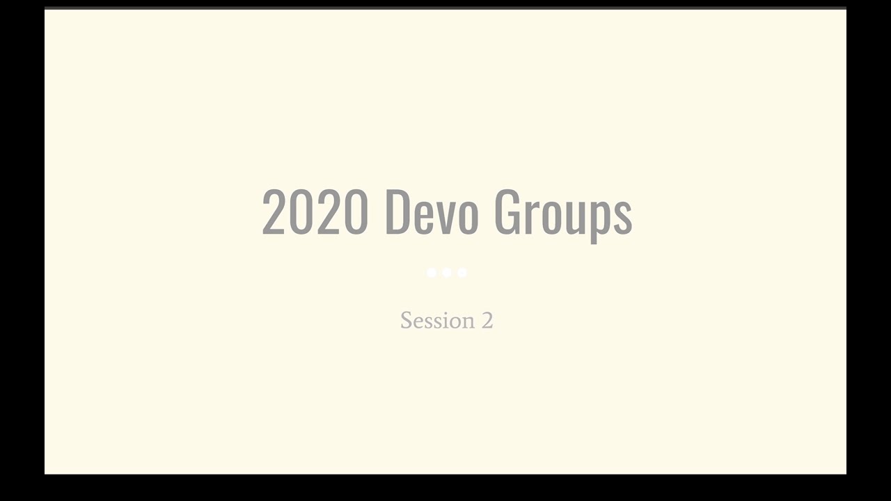 Devo Group - Session 2
