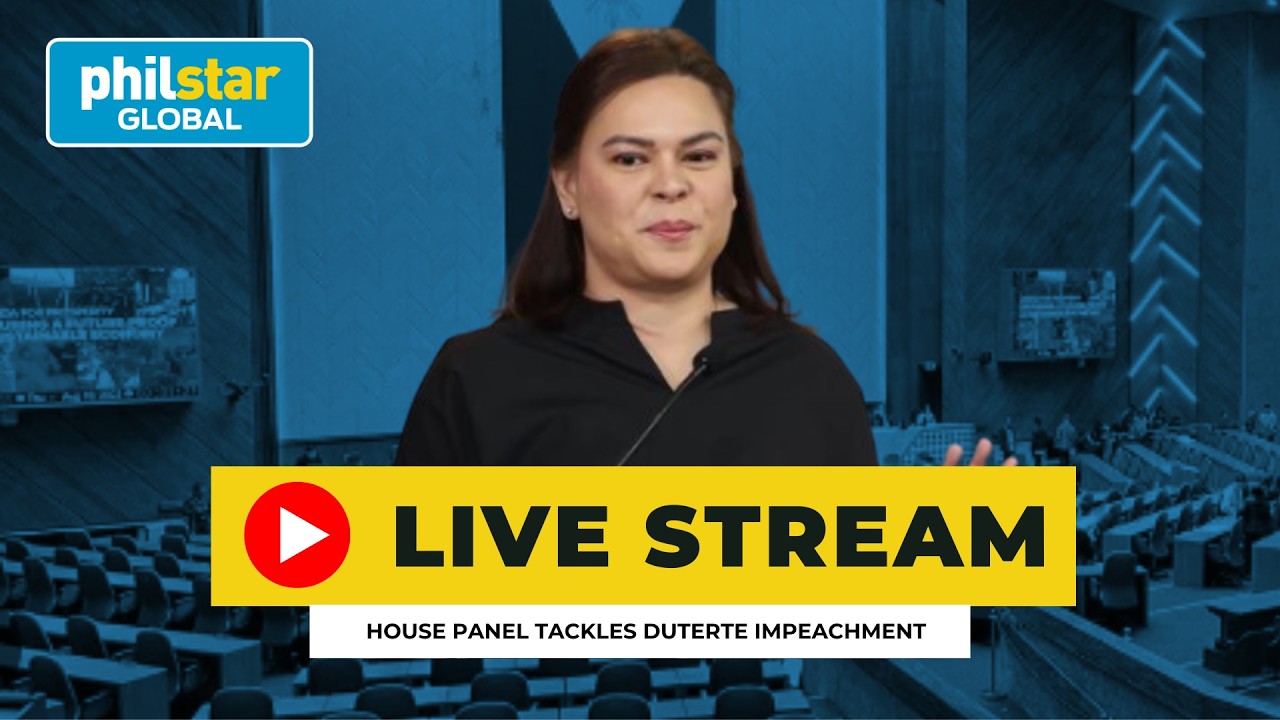 LIVE:  Impeachment complaint vs. Sara Duterte, tinatalakay ng House justice panel | March 18
