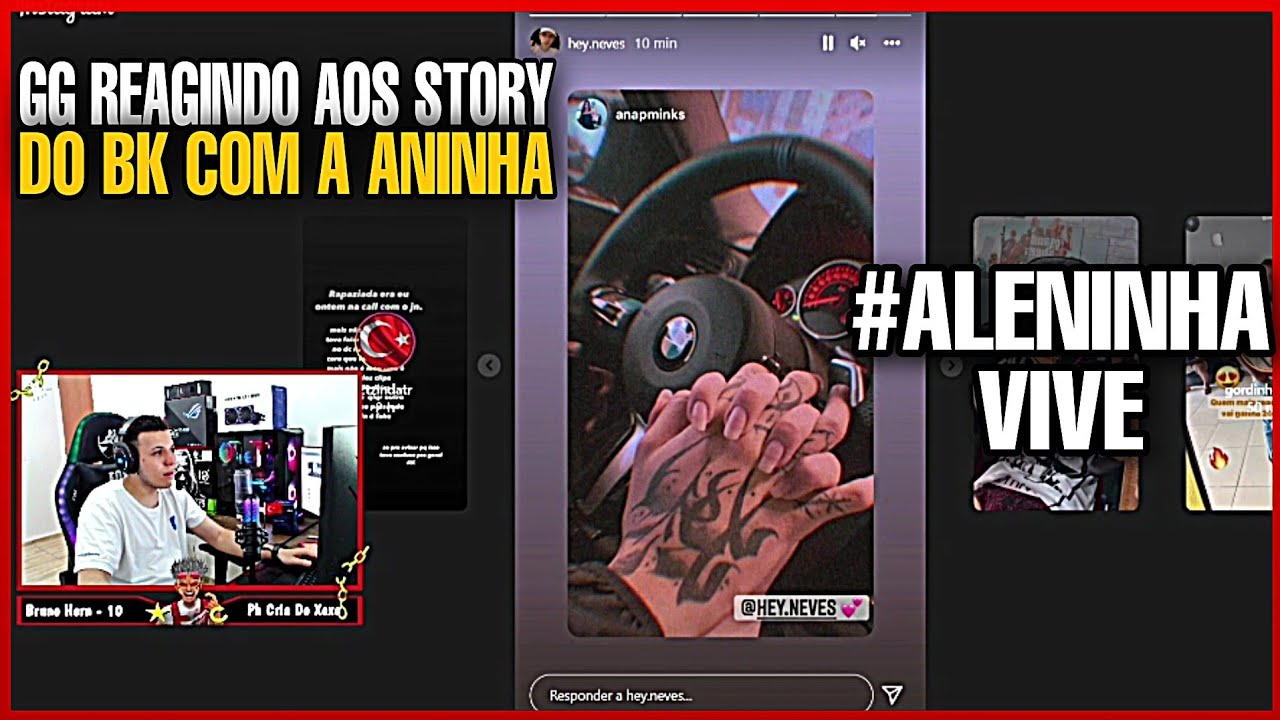GG REAGIND0 AOS STORY DO BK COM A ANINHA • FC BKINHO CLIPES