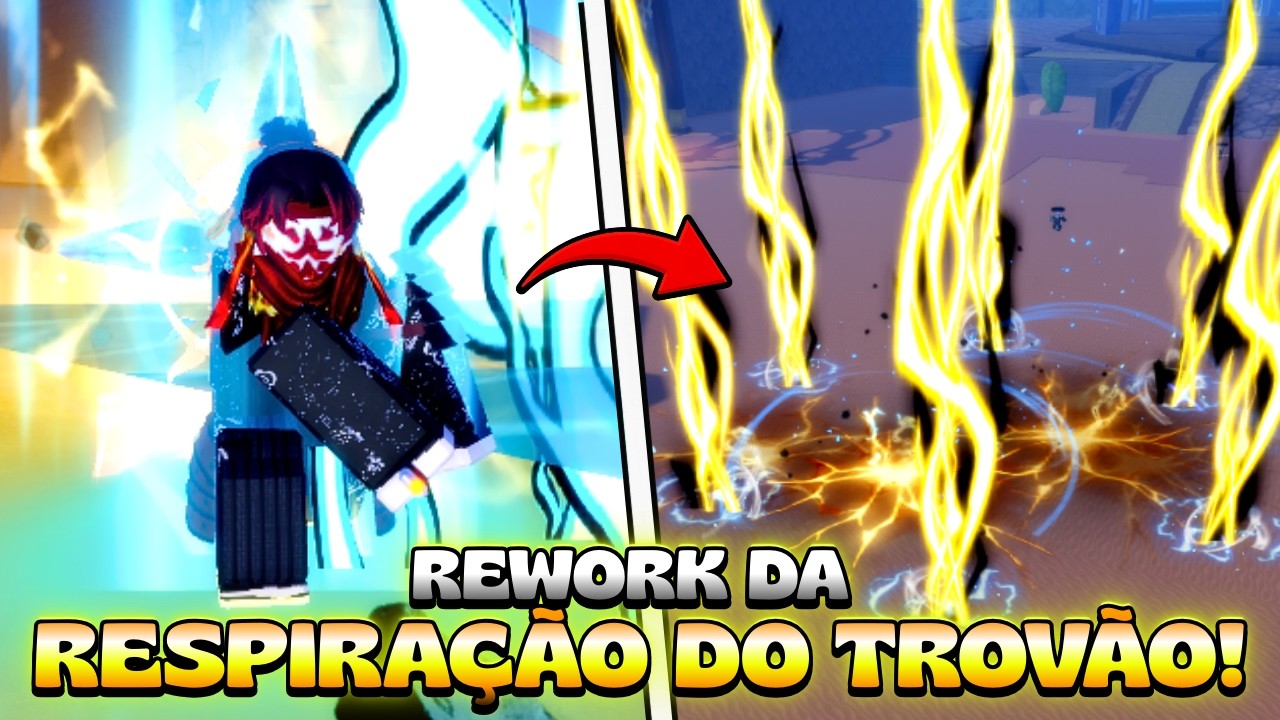 ⚡ TESTEI O NOVO REWORK DA RESPIRAÇÃO DO TROVÃO NO DEMON BLADE! ⚡