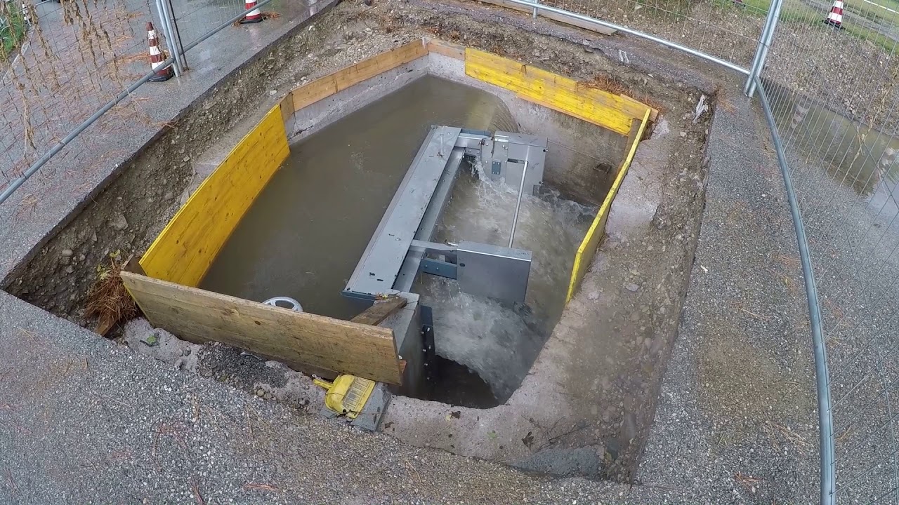 Sgrigliatore fognario GIWA® RECHEN - Installazione e impianto in funzione
