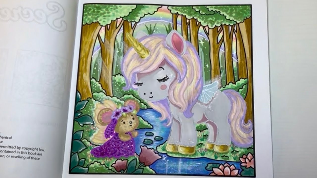 Color With Me 💫🦄 Secret Forest by Anna Emilia | Ohuhu Markers