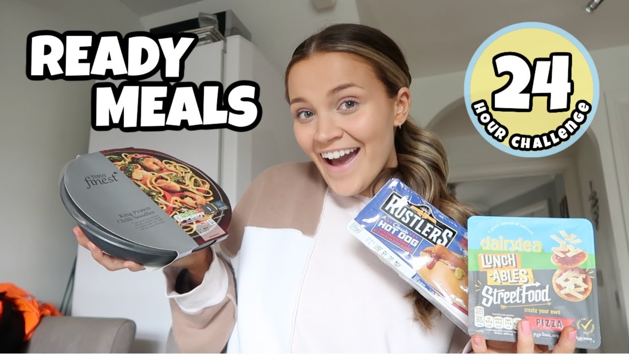 EATING ONLY READY MEALS FOR 24 HOURS!