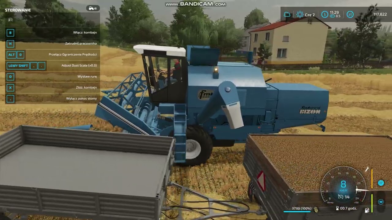 Żniwa jęczmienia na nowym polu 😀 Spadek po Wujku FS22