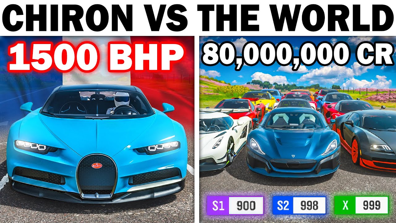 Forza Horizon 4 | Bugatti Chiron VS The World | The Fastest Car in The World?