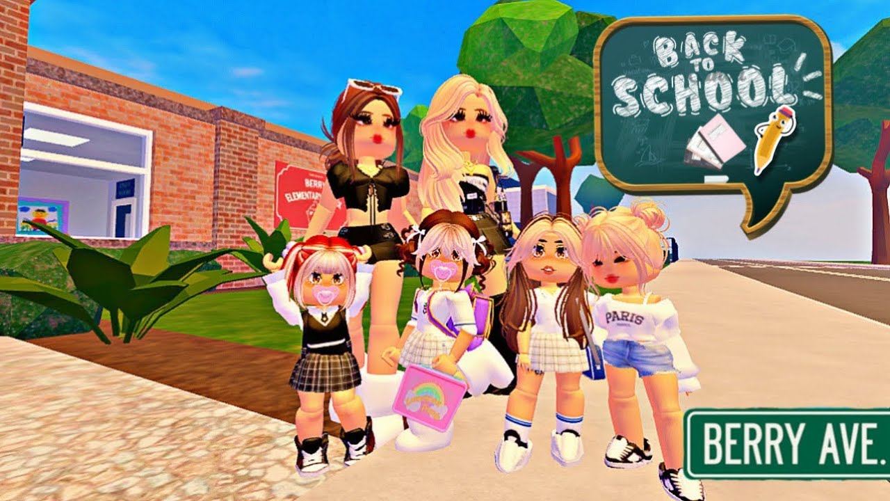 BUSCANDO MAMÁ- PRIMER DÍA DE ESCUELA 🏫😍/ @elmundodeemely#roblox #roleplay