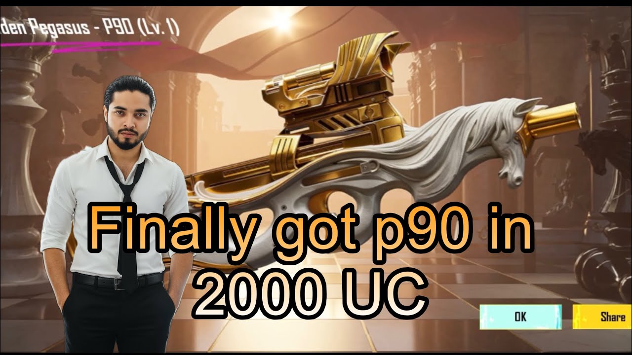 Finally I got p90 new skin in 2000uc