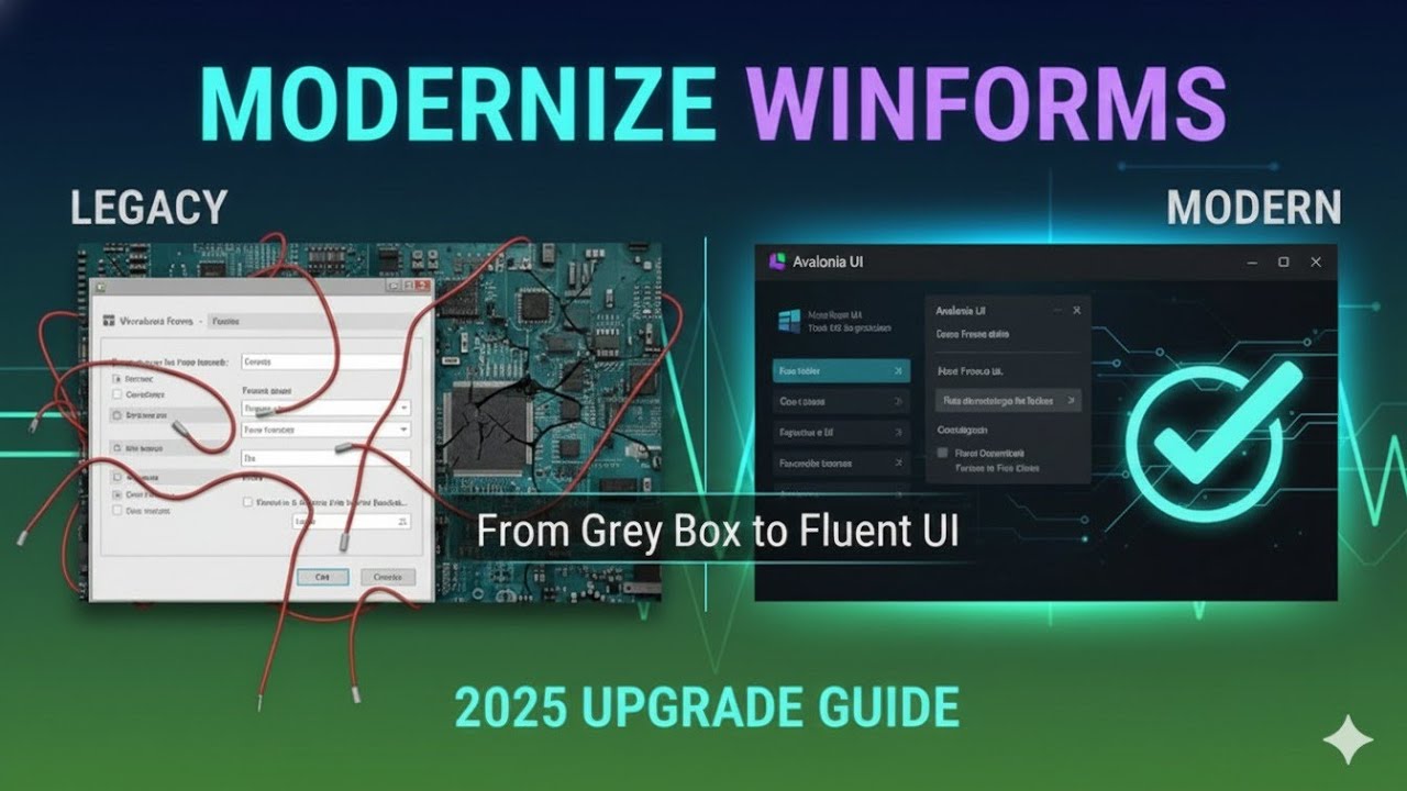 Как модернизировать устаревшее приложение WinForms в 2025 году. Без полной переработки!
