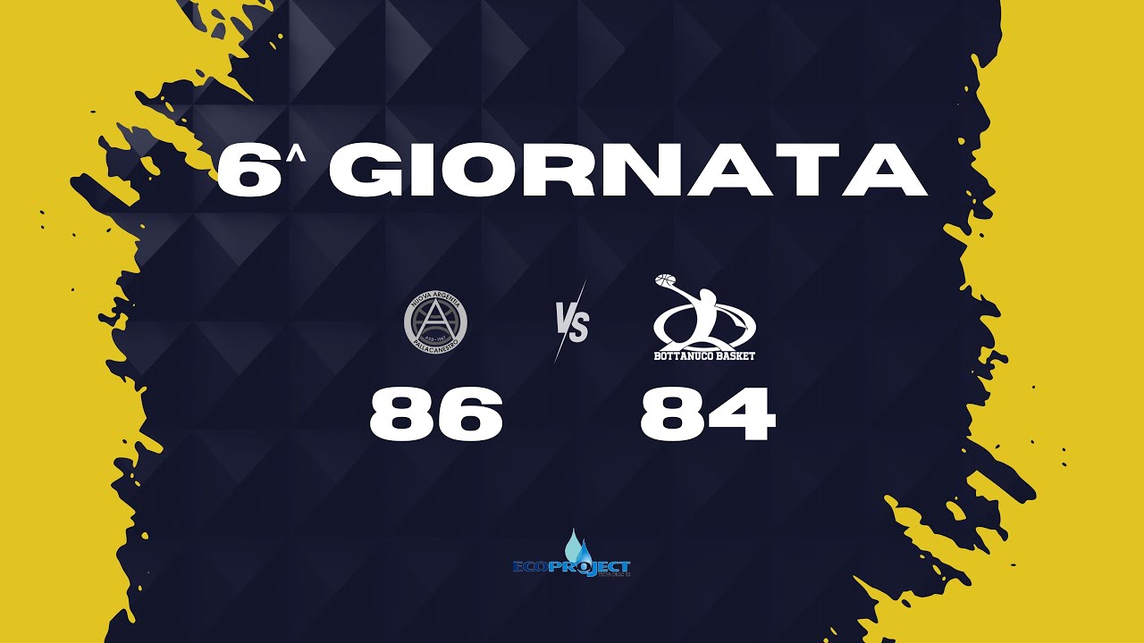 Nuova Argentia Gorgonzola [86] - Bottanuco Basket [84] (6a giornata)