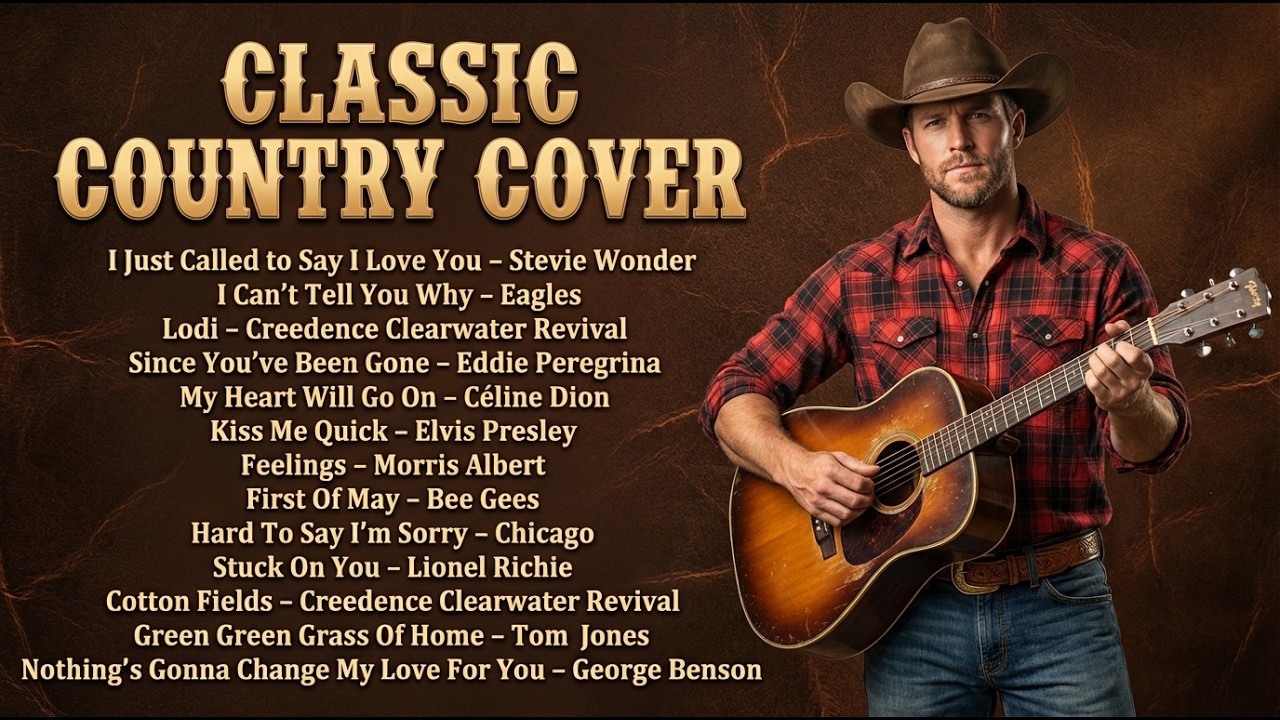 I Just Called to Say I Love You, Stuck On You | Golden Country Classics Cover | 70s80s Classics