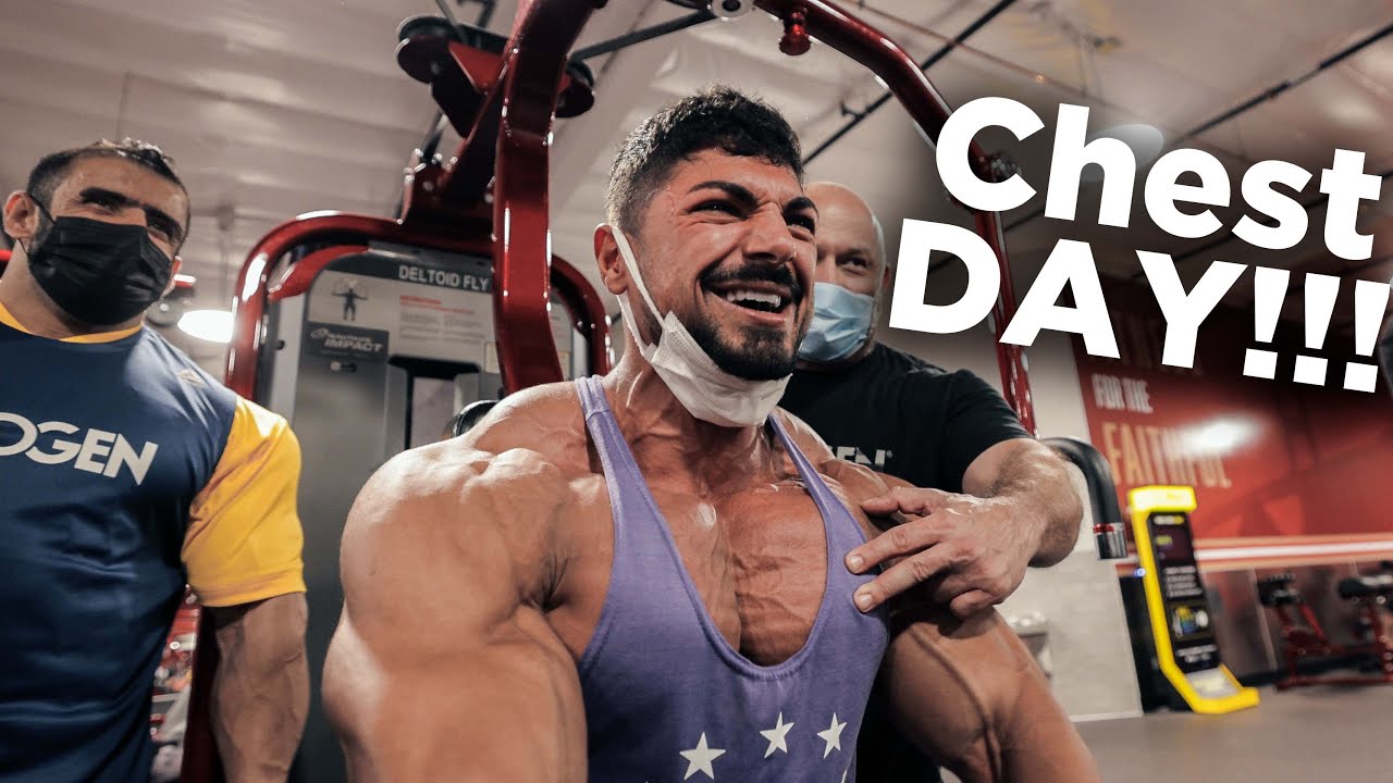 ROAD TO Olympia 2021 Ep2 - BIG CHEST DAY Ft. Hadi Choopan & Hany Rambod