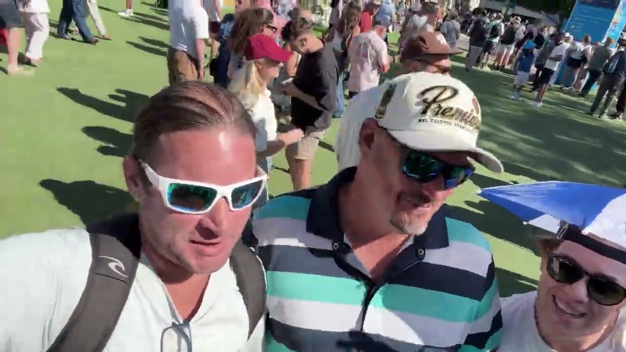 I went to the Tennis in Melbourne