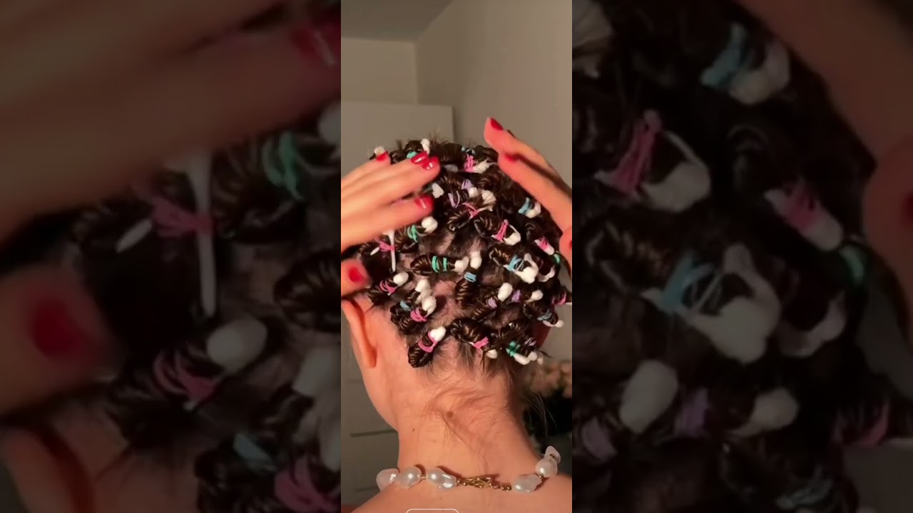 Rizos sin calor✨️ #viral #fyp #makeup #tutorial #beauty #hairtutorial #curly #cotton #hacks #girl