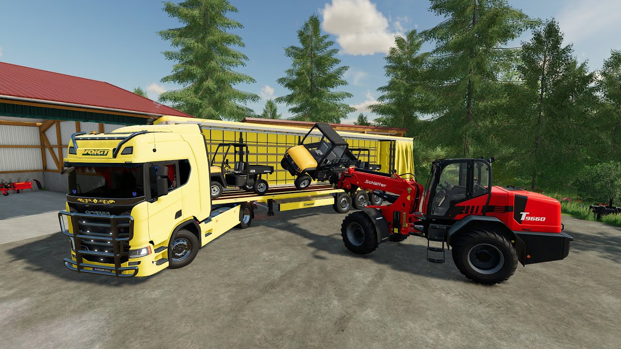 FS22 - Map Angeliter Land  005 🇩🇪🌻🌲 - Farming and Forestry - 4K