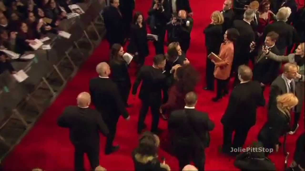 Brad Pitt, Angelina Jolie, David Oyelowo at BAFTA 2014