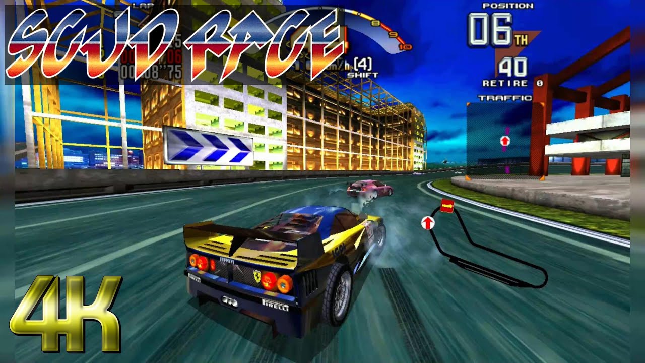 Scud Race - Beginner Night (4K) Supermodel3