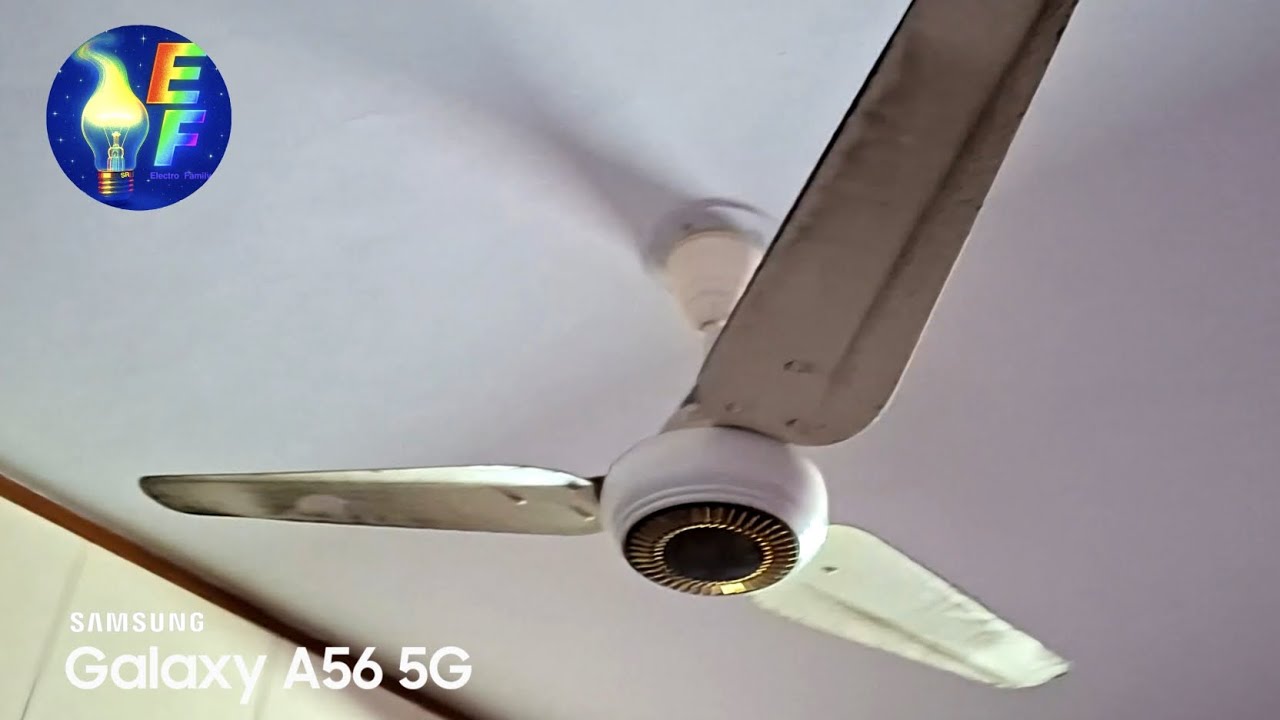Galaxy A56 Shot Ceiling fan 4k Video 