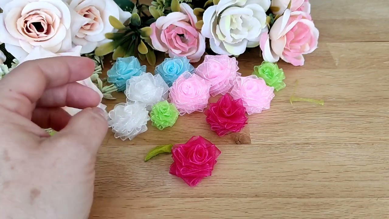 Roselline in organza
