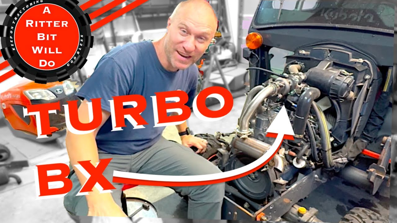 Finally a Turbo Kit for a KUBOTA BX - This changes everything!