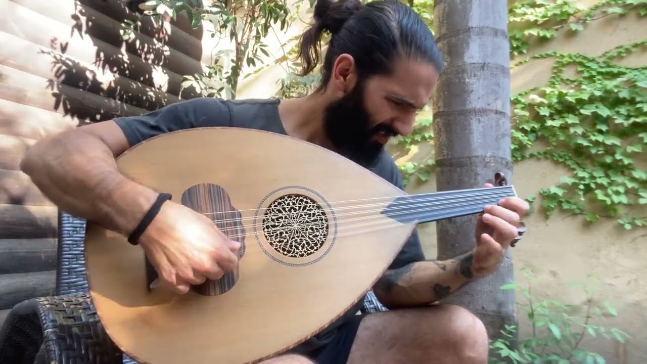 Oud jazz chord melody and improvisition