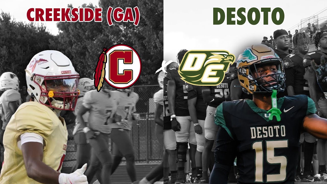 GEORGIA TAKES ON TEXAS Desoto vs Creekside (GA) 2024 Texas High School Football #txhsfb