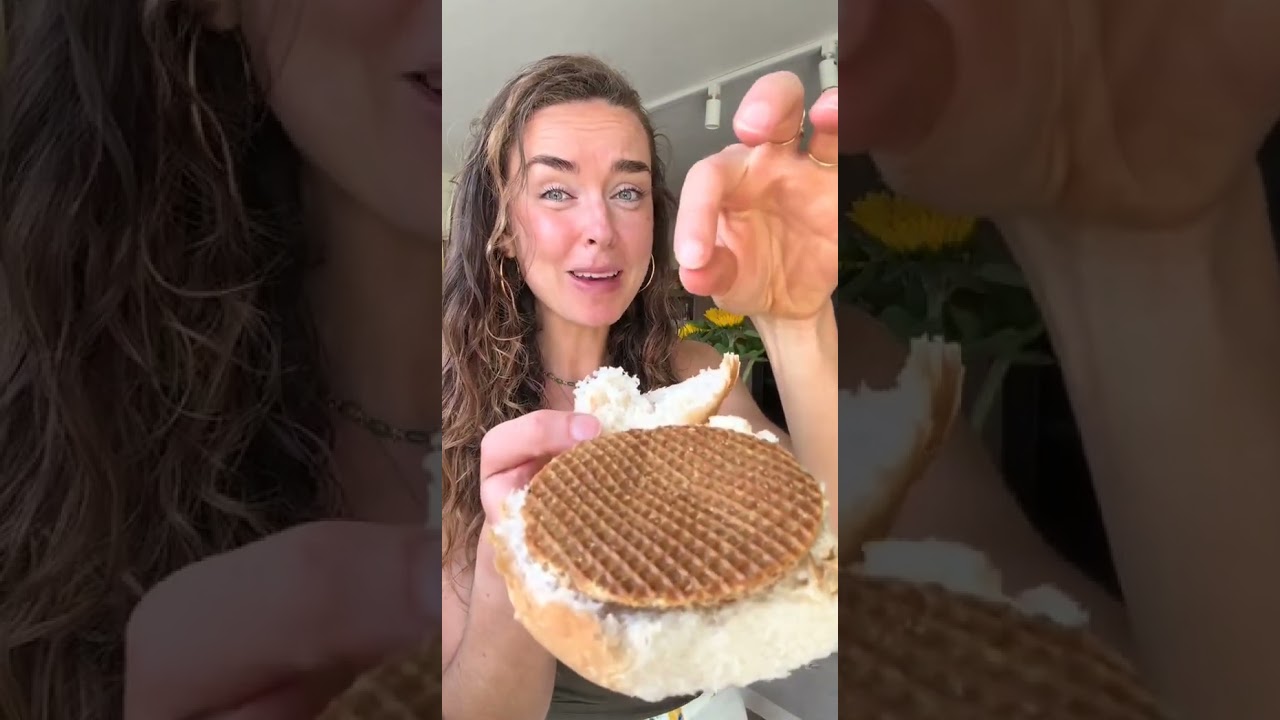 sorry maar ik denk dat deze combinatie💍 #veggilaine #broodbeleg #broodje #stroopwafel #vjp #voorjou