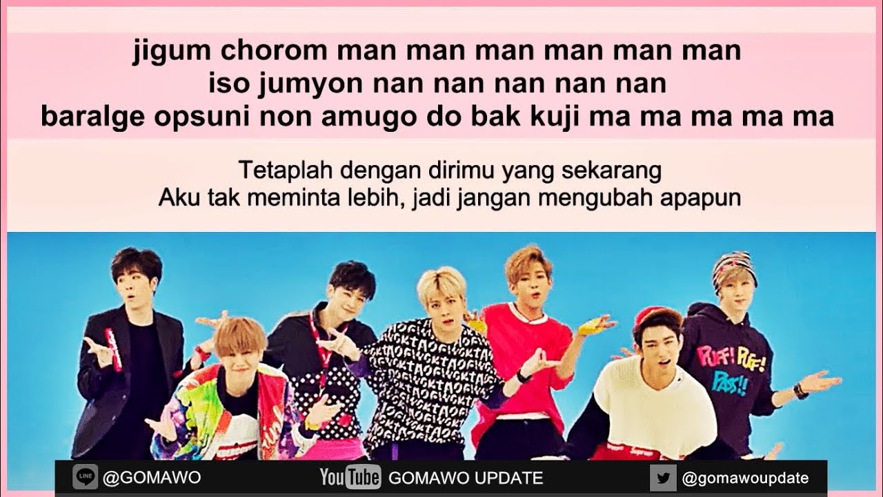 Easy Lyric GOT7 - JUST RIGHT by GOMAWO [Indo Sub]