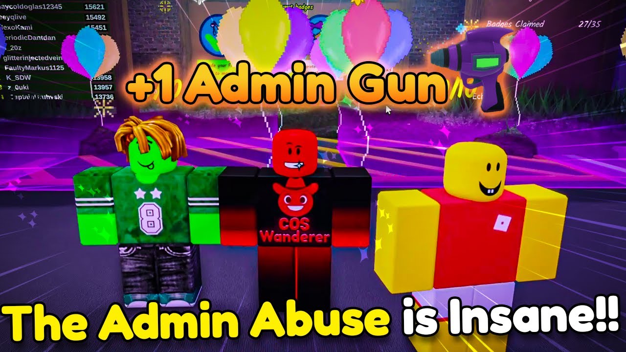 Admin Abuse is INSANE in 99 Nights in a Forest!