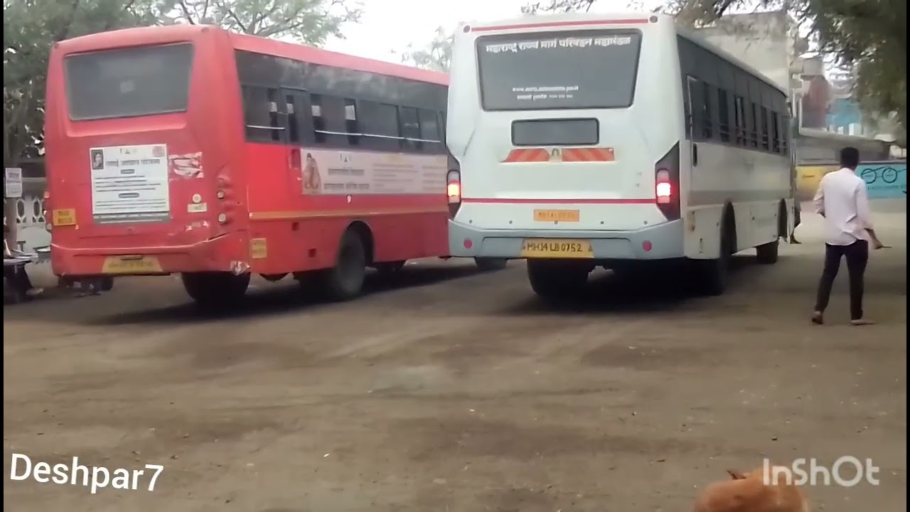 Village busstand buses