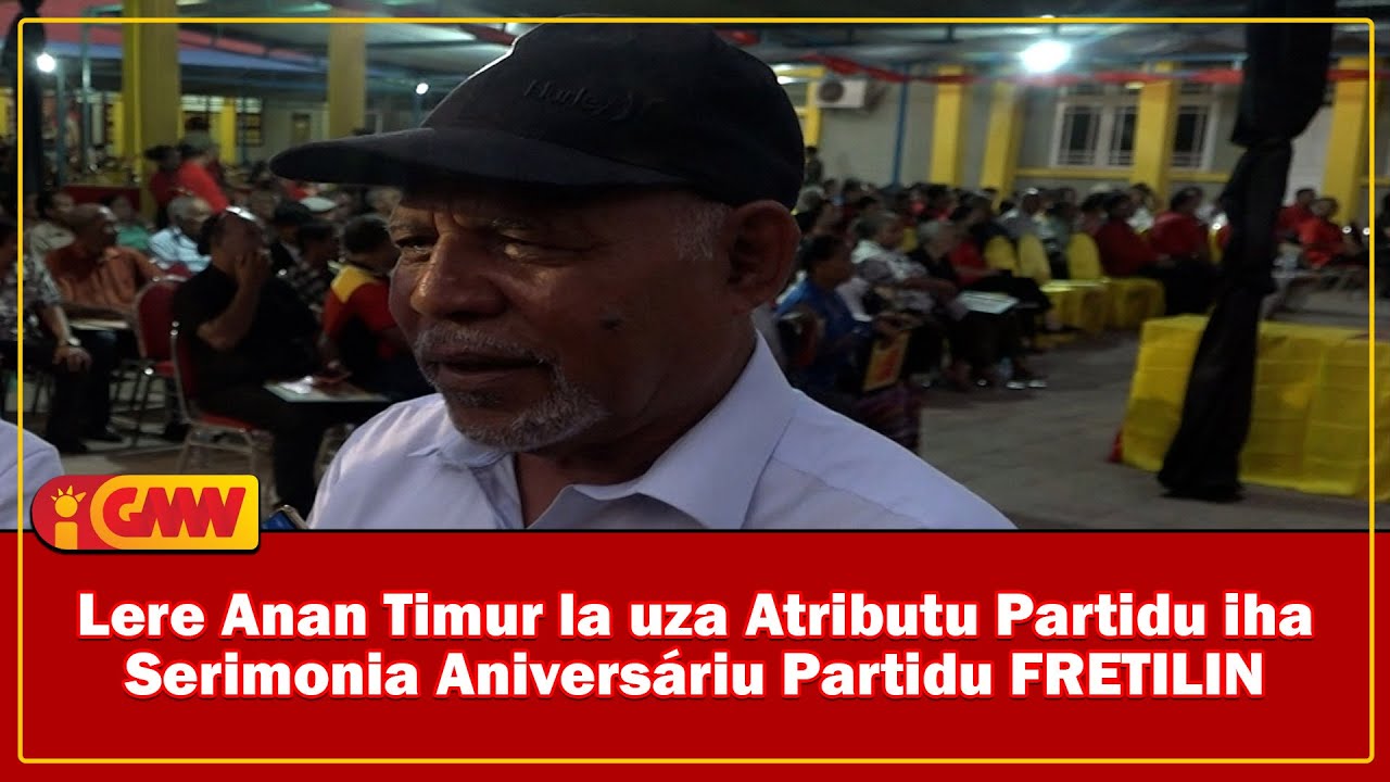 Lere Anan Timur la uza Atributu Partidu iha Serimonia Aniversáriu Partidu FRETILIN