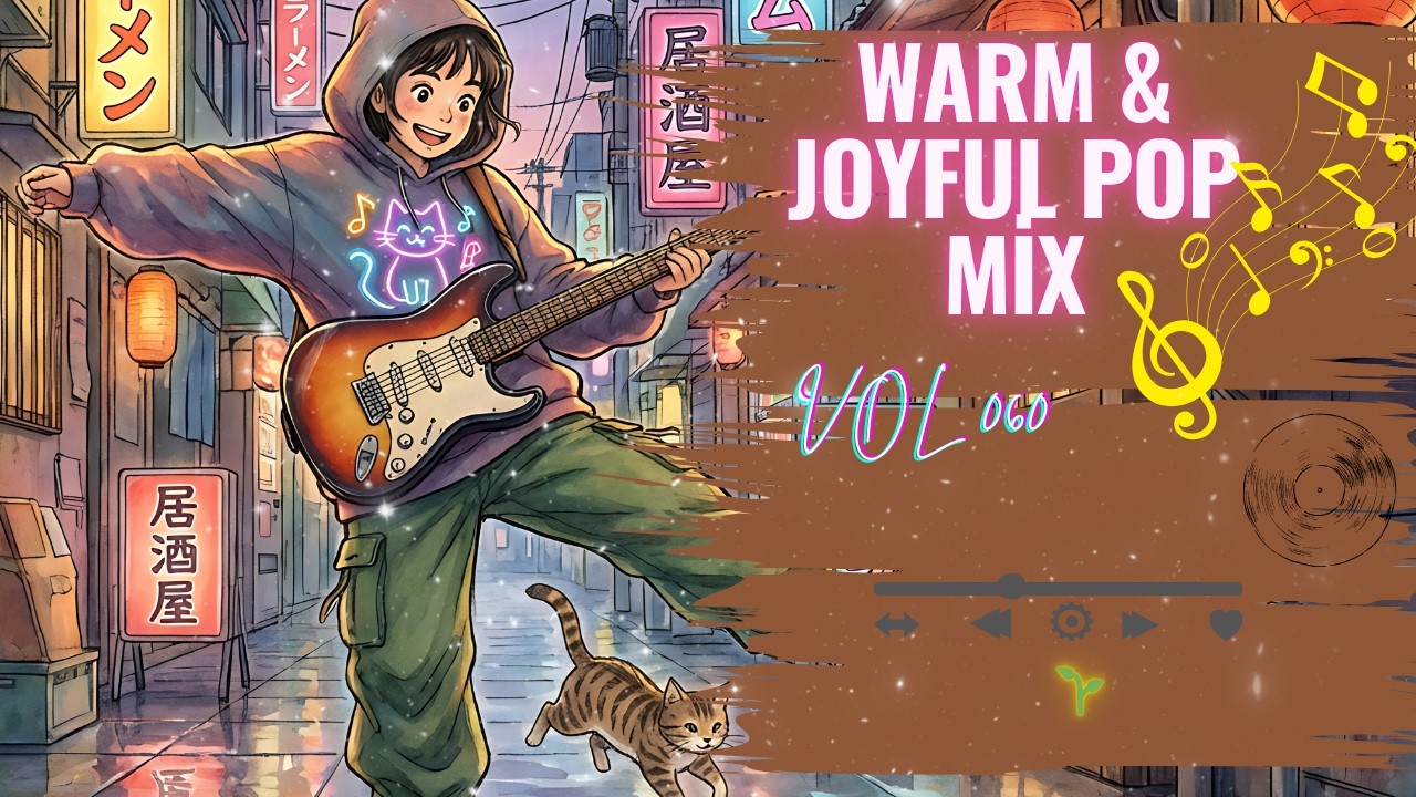 Warm & Joyful Pop Mix Vol 60   Long Play Chill Music for Work & Study