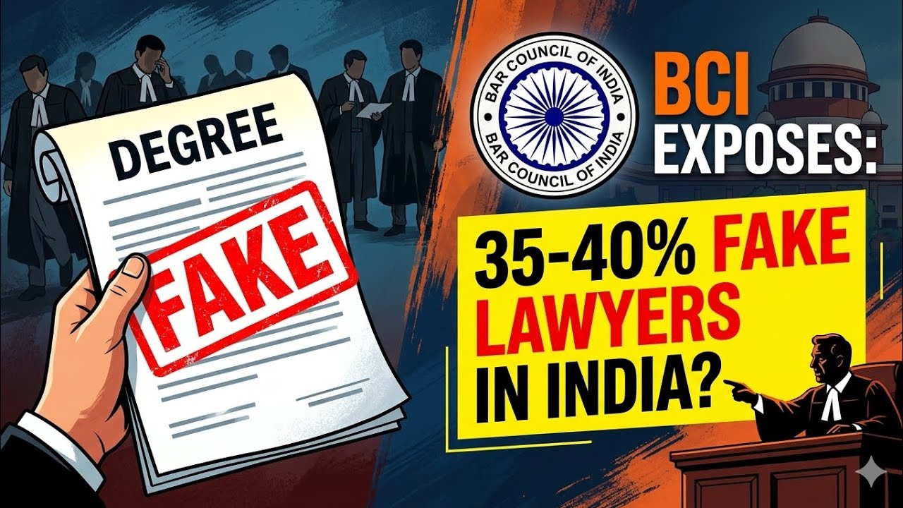 BCI Crackdown: Are 40% of Indian Lawyers Practicing on Fake Degrees?