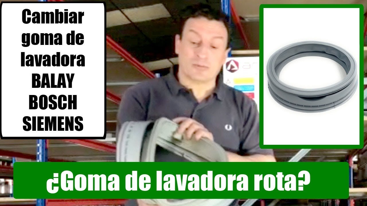 Cómo cambiar la goma de una lavadora BALAY, BOSCH, SIEMENS