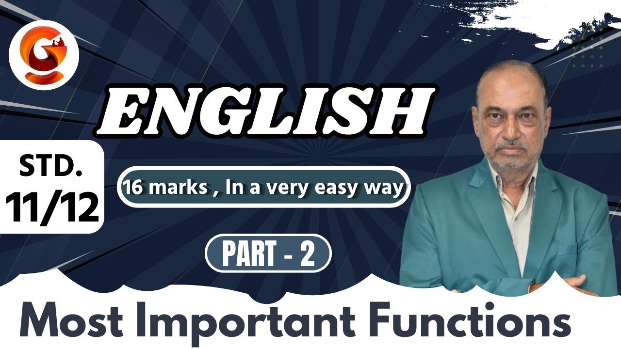 STD 10 TO 12 | ENGLISH | Active - Passive | Live@07:00 PM #gyangurukulam #english
