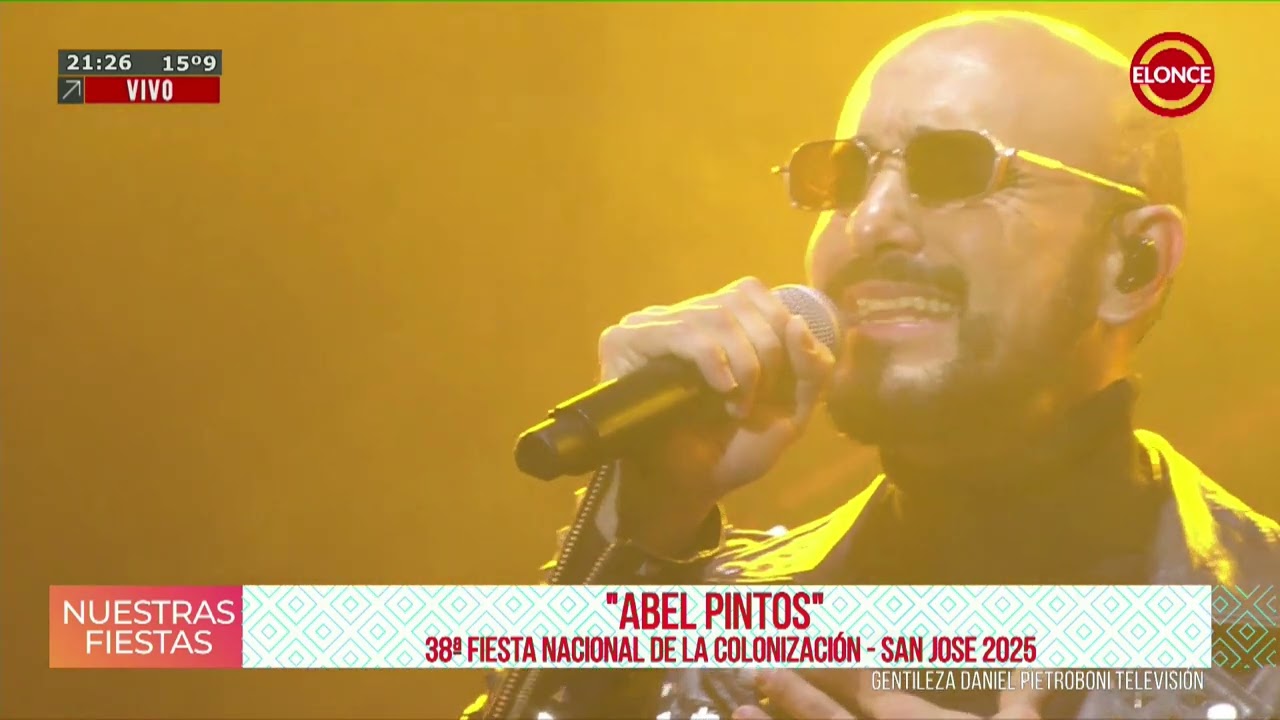 38ª Fiesta Nacional de la Colonización - San José 2025 / Recital ABEL PINTOS - #NUESTRAS FIESTAS