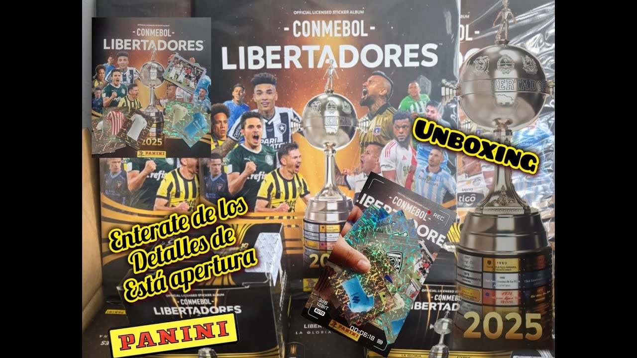 Unboxing Copa Libertadores 2025 Panini