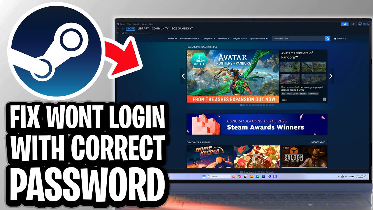 How To Fix Steam Won't Login With Correct Password - Step By Step