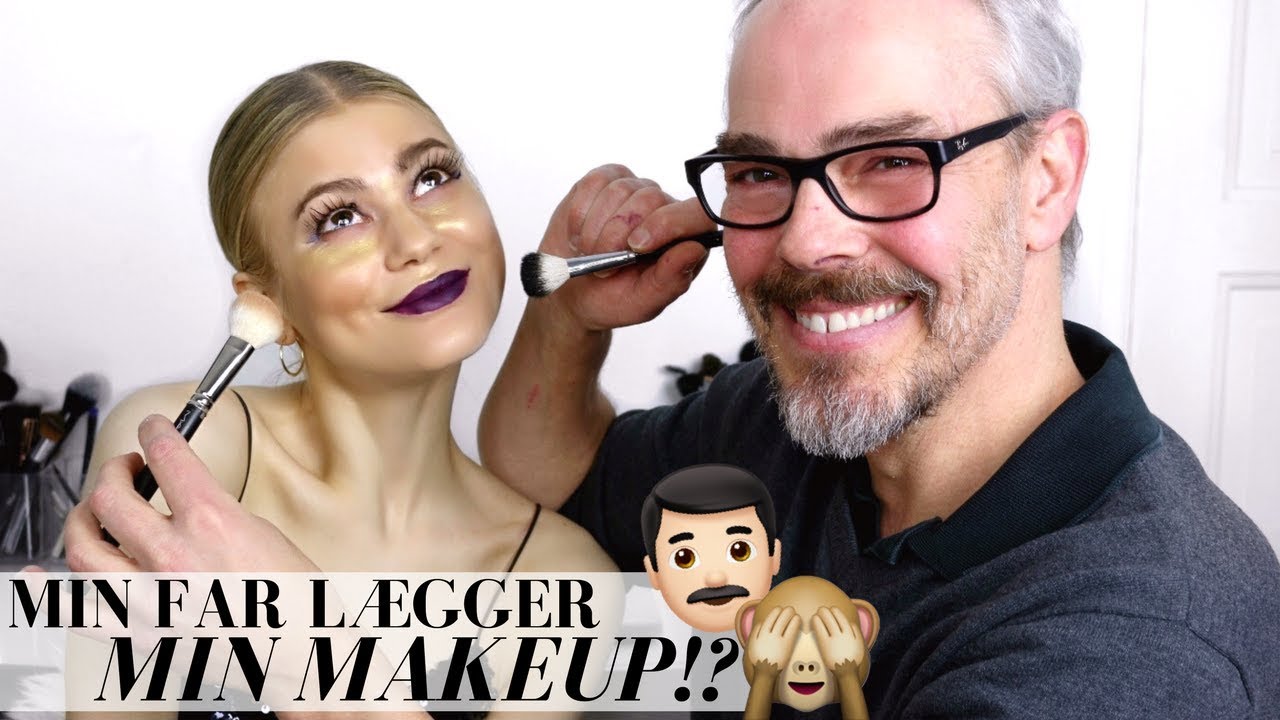 MIN FAR LÆGGER MIN MAKEUP!? | OMG!