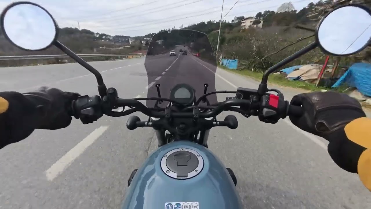 From Countryside to City | Curvy Forest Road Scrambler Ride | MBG