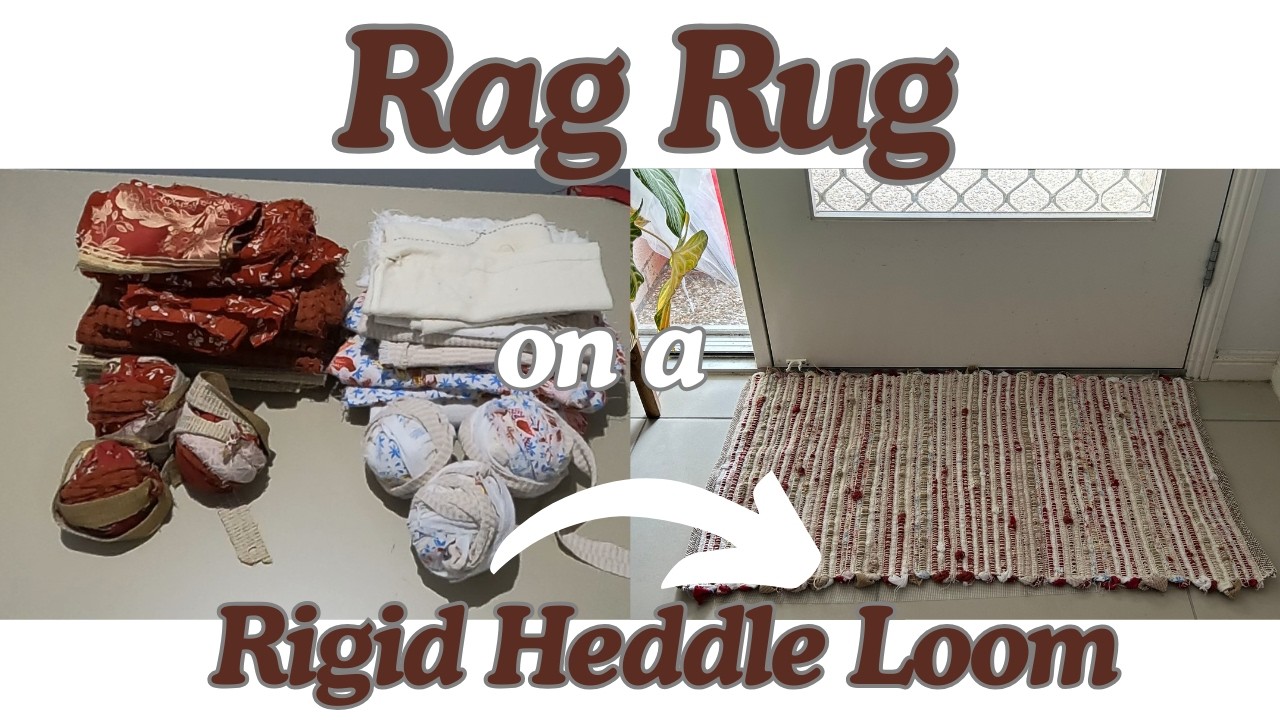 Turn old clothes and Linen into beautiful practical rag rugs, on a Rigid Heddle Loom